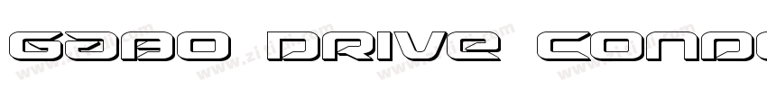 Gabo Drive Condensed字体转换